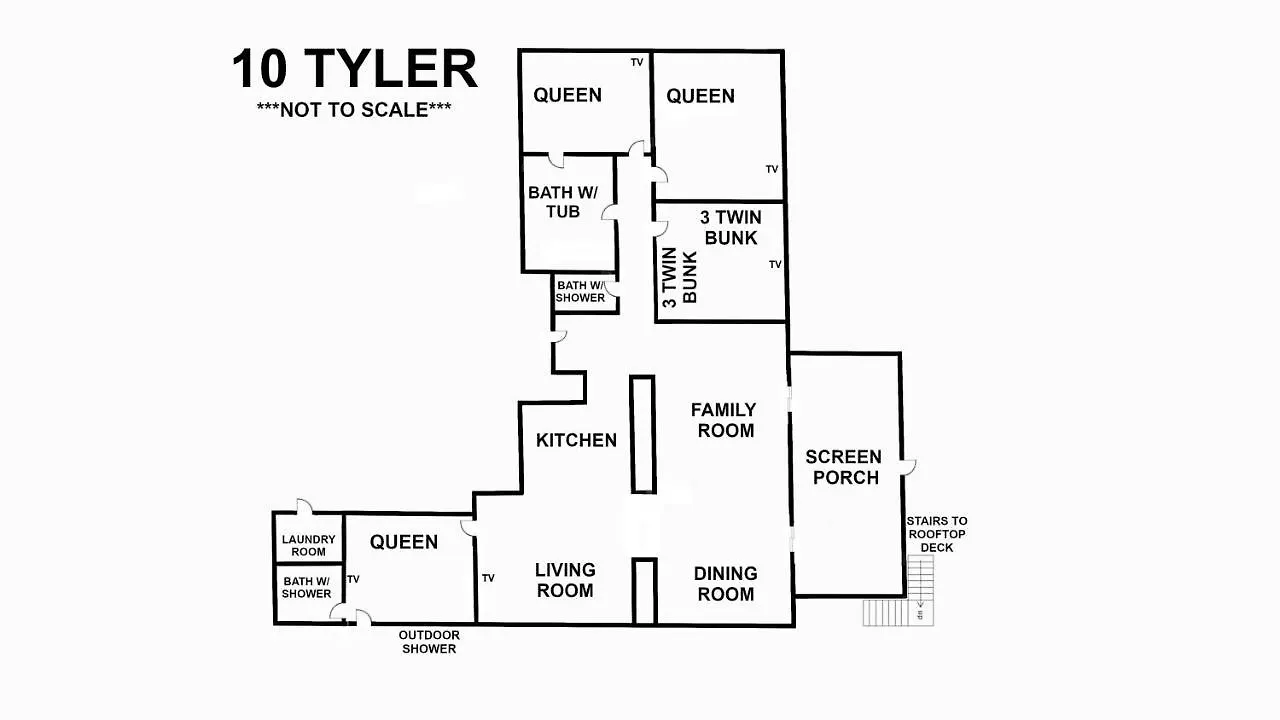 10 Tyler - 4-bedroom Home