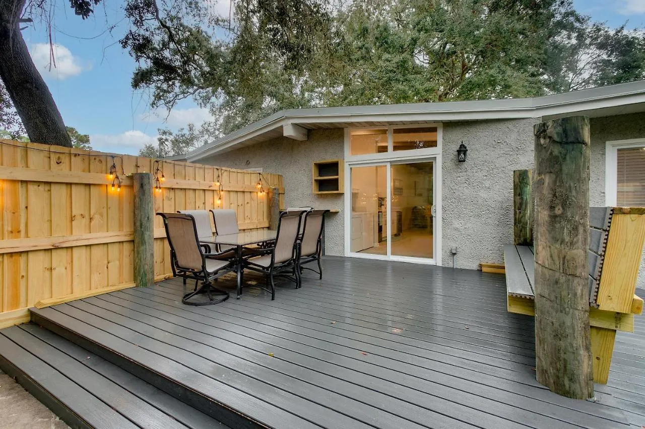 Bright With Deck Less Than 1 Mi To Σπίτι διακοπών Jekyll Island